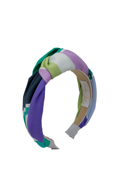 'Retro Club' Headband Purple