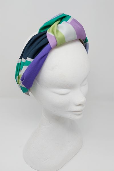 'Retro Club' Headband Purple