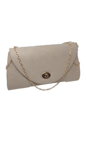 Beige Envelope Clutch