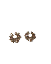 Celeste Rose Gold Crystal Earrings