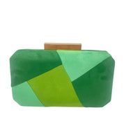 Green Pattern Clutch