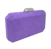 Lilac Cubic Clutch Bag